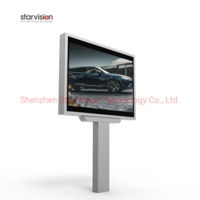 Double Sided Scrolling Mega Light Board LED Backlit Billboards Outdoor Advertising